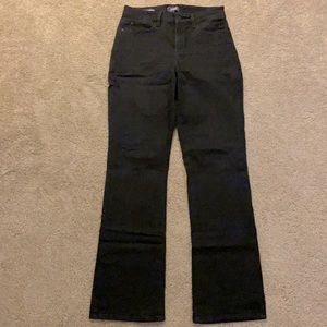 Black bootcut jeans